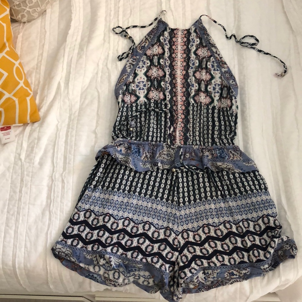 Patterned romper!